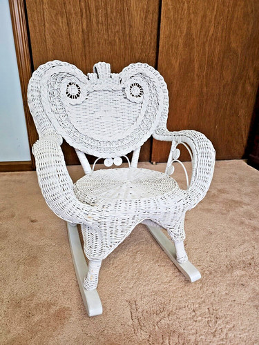 Wicker rocking chair - wicker,